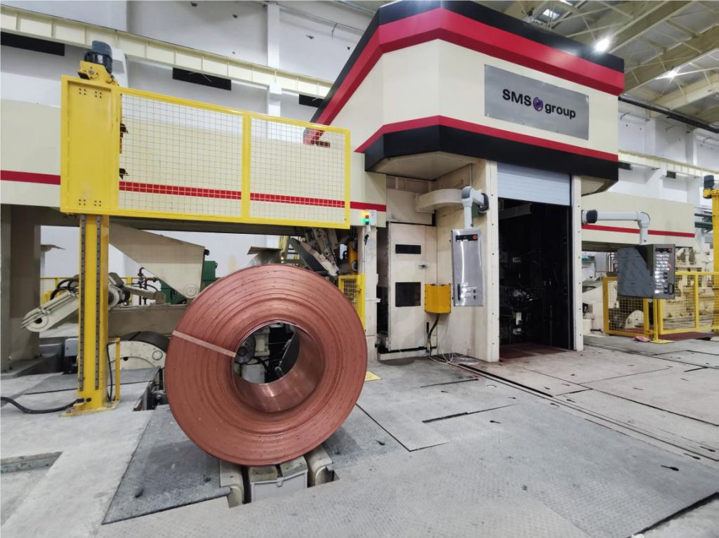 SMS group: neue Kupfer-Kaltwalzanlage