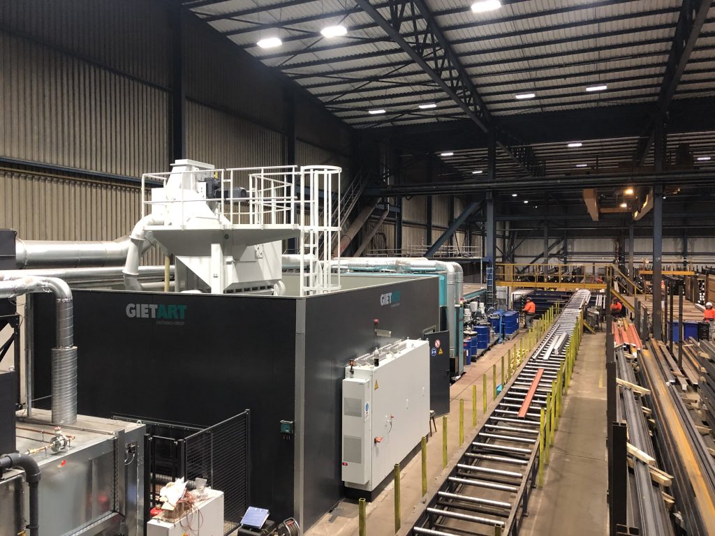 Neue Strahlanlage bei ArcelorMittal in Neckarsulm