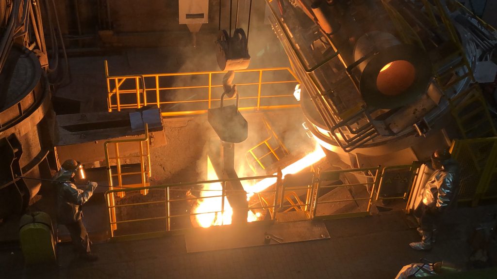 Lichtbogenofen der Silbitz Group