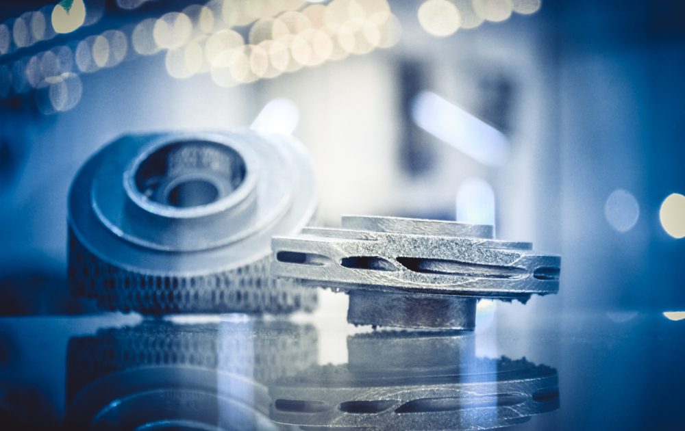 Mit dem DMLS-Verfahren hergestelltes Metall-Bauteil