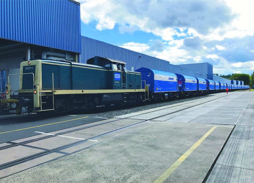 Schütz reduziert den LKW-Einsatz, Bildquelle: Schütz