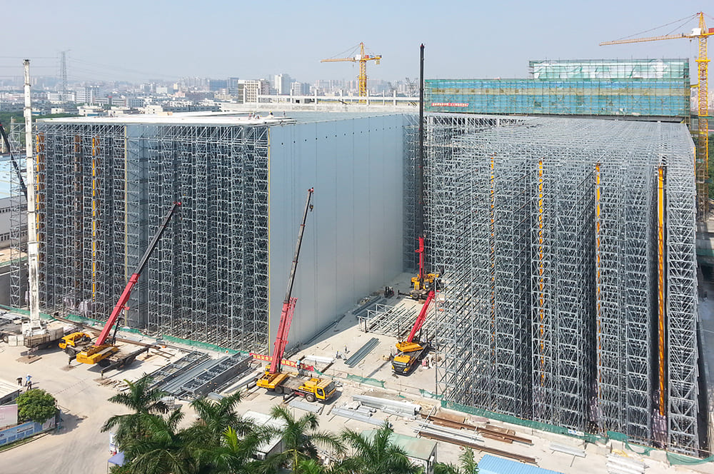 Hochregallager von Voestalpine