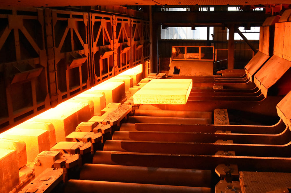 Stoßofen Nr. 2 bei Dillinger France