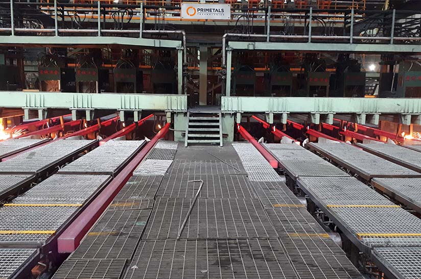 Knüppelgießanlage + SRD-Segmente