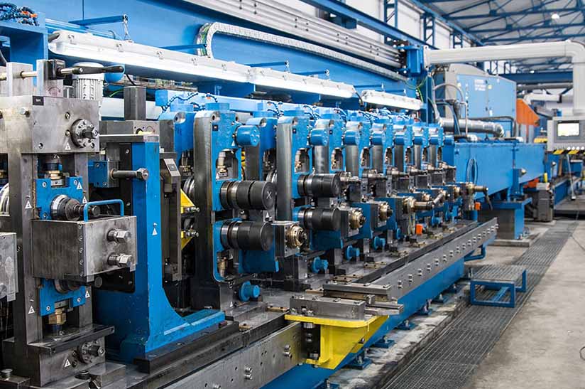 Hochfrequenz-Rohrschweißanlage der SMS group