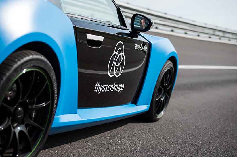 Thyssenkrupp-Fahrzeug