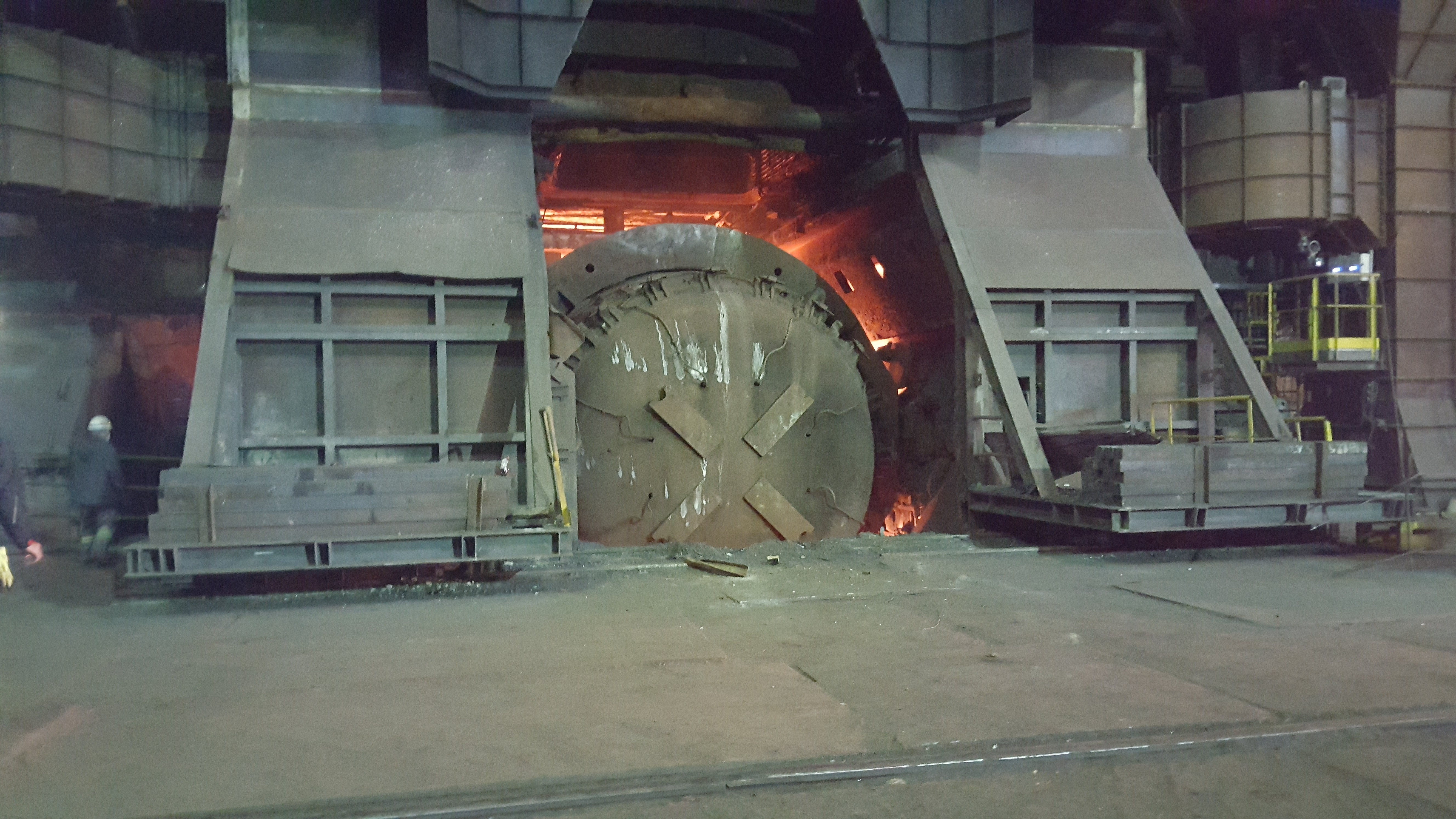 BOF-Konverter bei ArcelorMittal Zenica