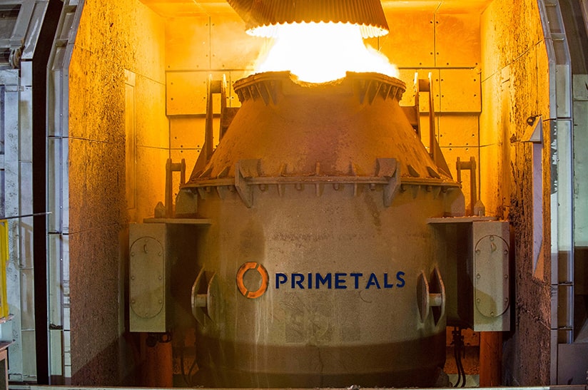 AOD-Konverter von Primetals Technologies bei BGH Freital