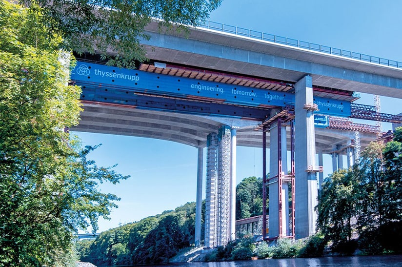 Traggerüst von thyssenkrupp Infrastructure