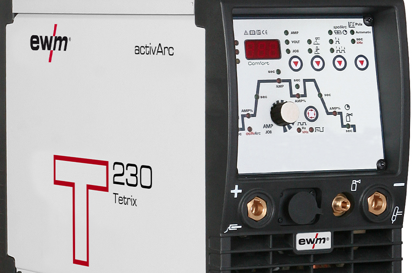 EWM Tetrix T 230 Schweißgerät, Symbol für Rechtssieg gegen Nachahmungen