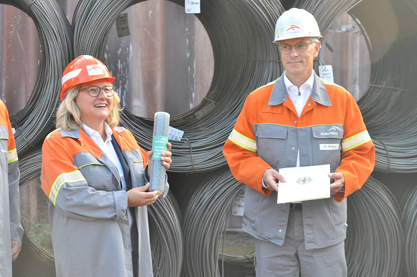 ArcelorMittal erhält von der Bundesregierung – hier die amtierende Bundesumweltministerium – eine Zusage über 55 Mio. Euro