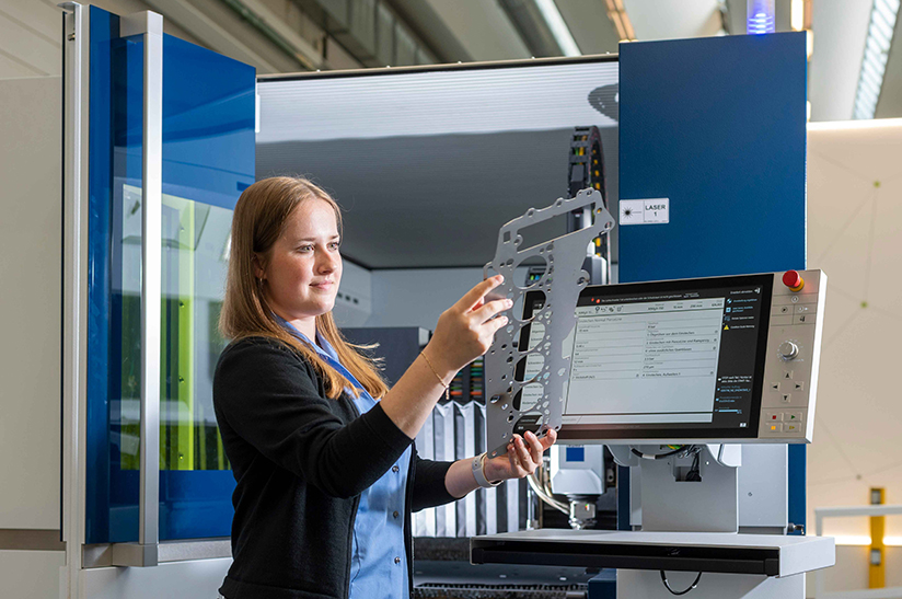 Auf der Blechexpo 2021 zeigt Trumpf Technologientrends für effizientere Blechbearbeitung