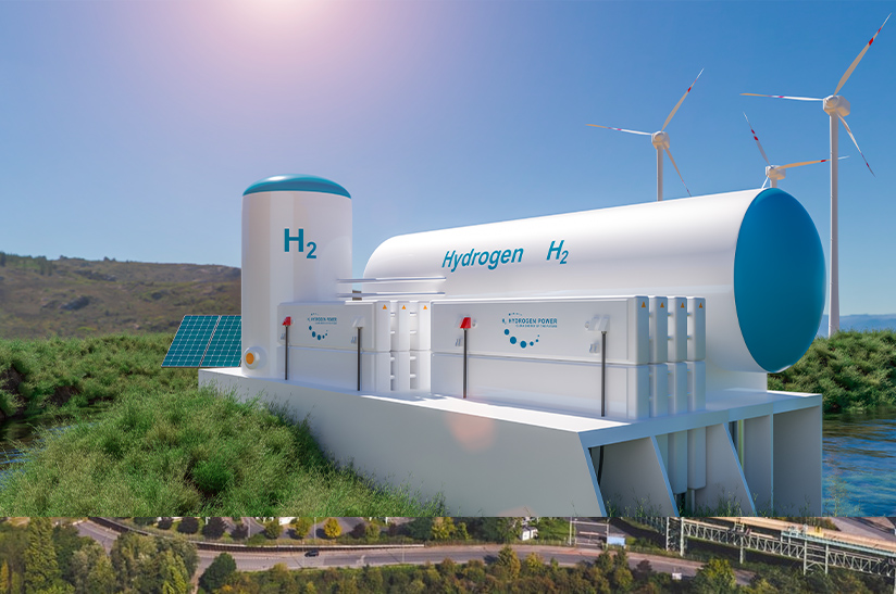 Wasserstoffanlage im Ruhrgebiet von E.ON, Evonik, RWE, thyssenkrupp, Vonovia.