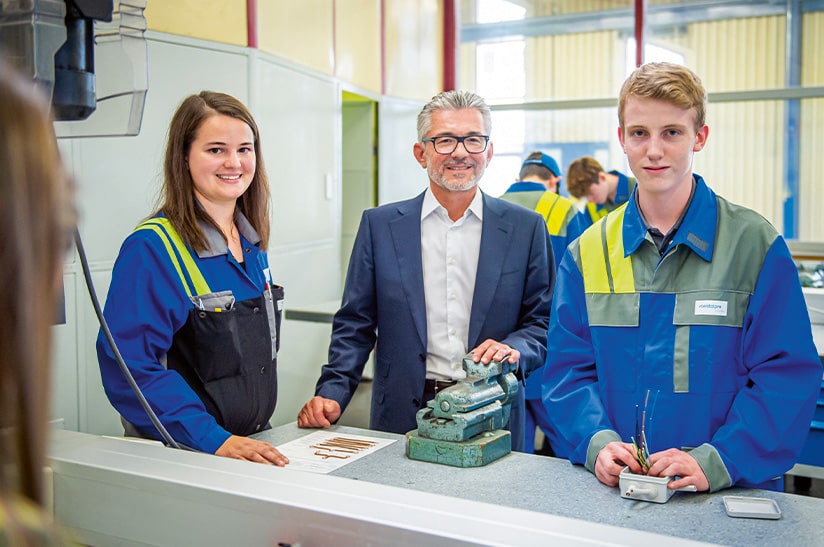 CEO Herbert Eibensteiner beim voestalpine Konzernlehrlingstag