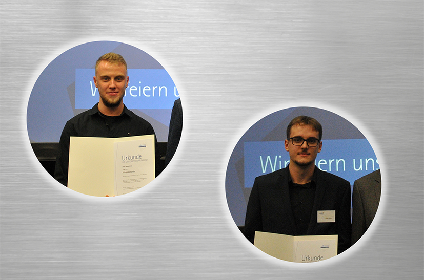 Azubis der SMS group mit ihren Urkunden