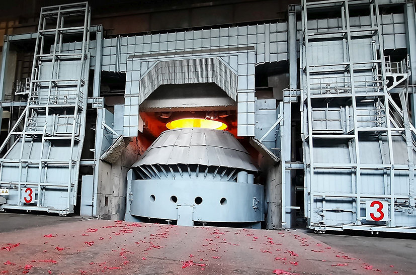 Die HBIS Group nimmt einen umgerüsteten BOF-Konverter in Betrieb