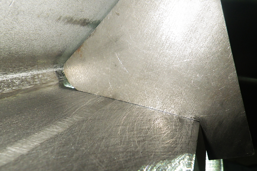 Zahnkranzantrieb nach der Neuprofilierung