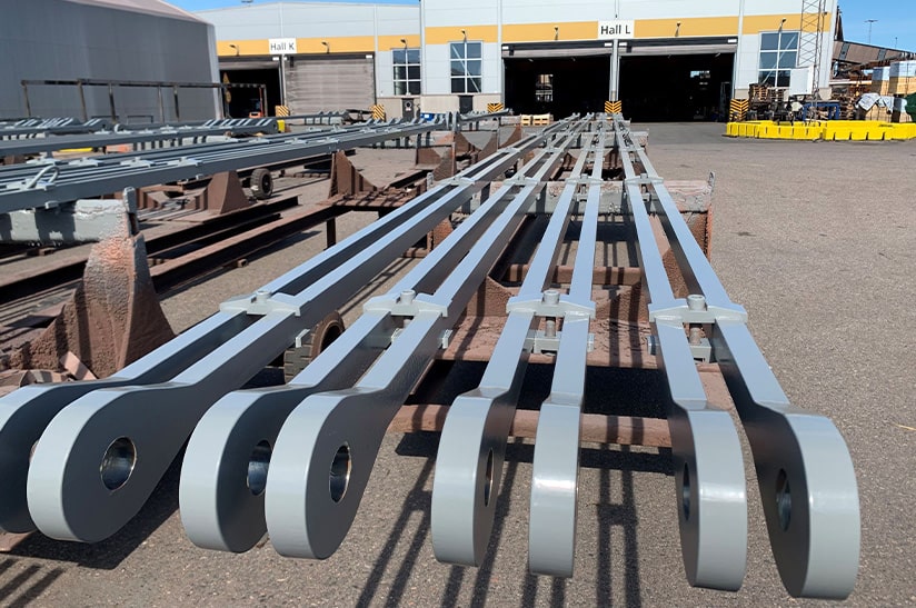 Haltestangen für Schwerlastkräne von Proplate