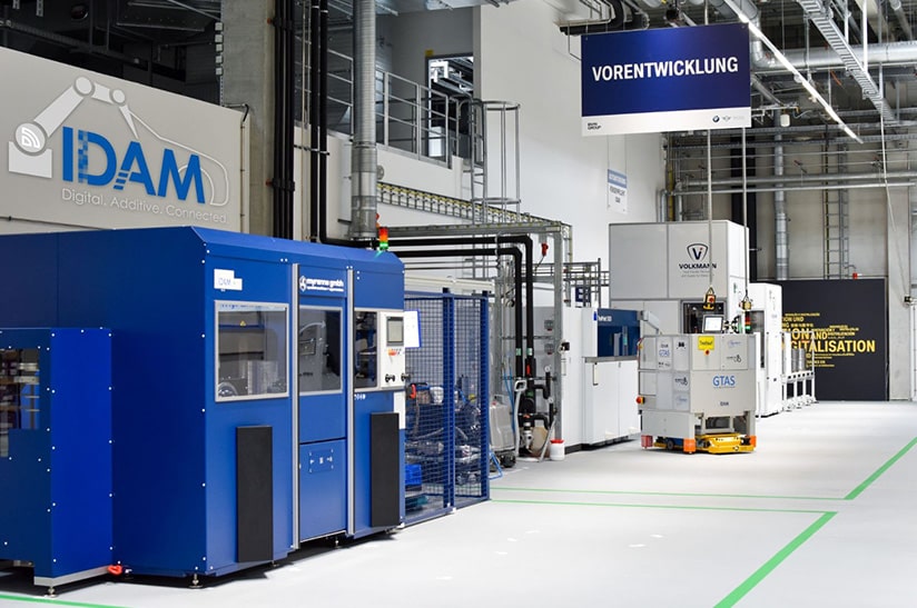 IDAM 3D-Druck-Fertigungslinie bei Volkswagen für Serienproduktion