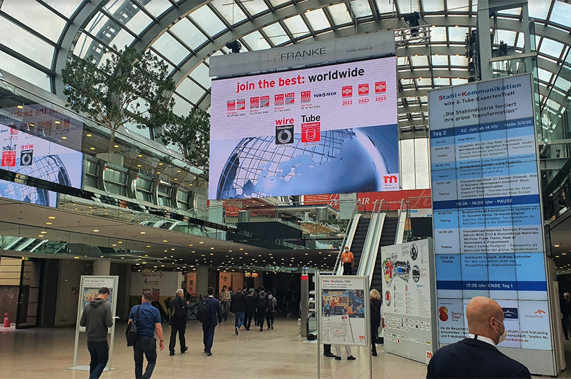 Eingangsbereich zur wire + Tube