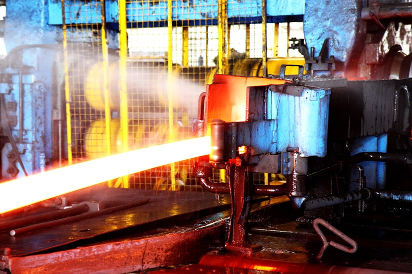 Walzprozess bei Böllinghaus Steel