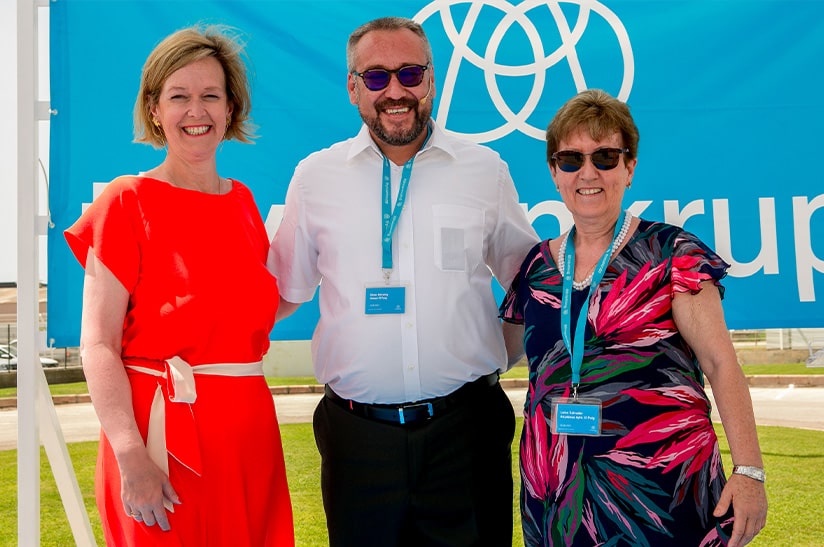 Einweihung des klimaneutralen thyssenkrupp-Standorts El Puig