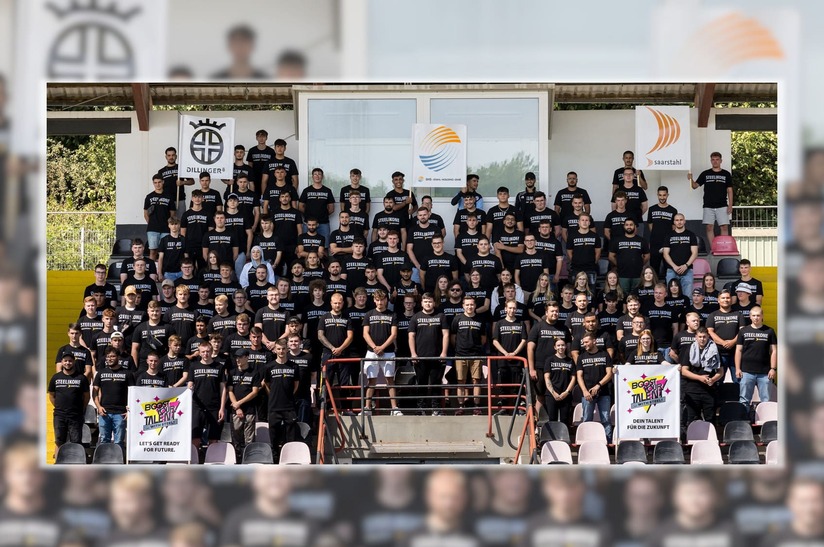 Dillinger und saarstahl-werk-voelklingen-uebernahme-liberty-ascoval-hayang begrüßen 130 Nachwuchskräfte