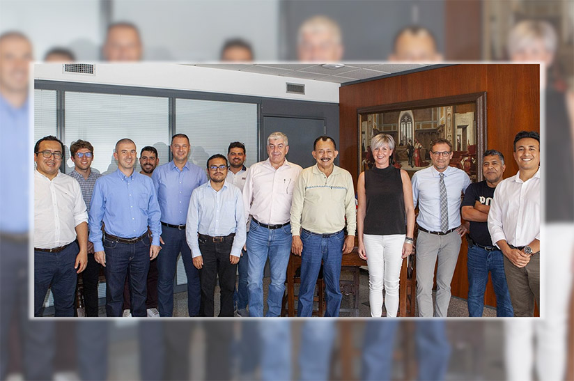 Staff of Aceros Arequipa and Danieli