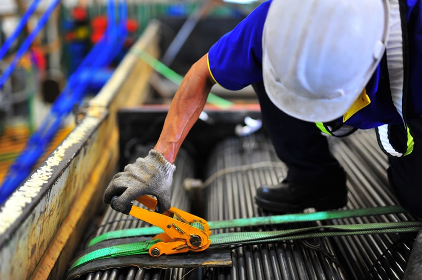 Stahllogistik der Hergarten Gruppe im Ruhrgebiet