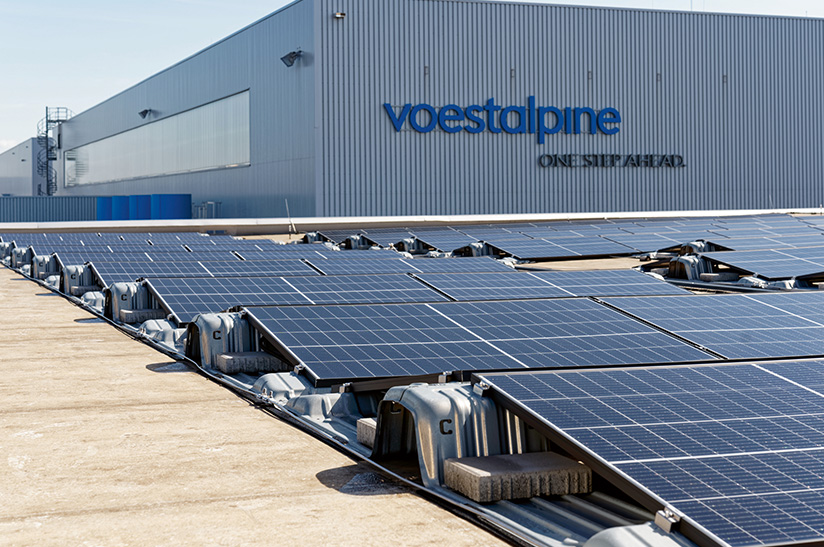 Solaranlagen bei voestalpine
