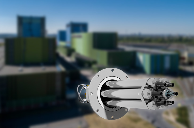 Regenerativbrenner in thyssenkrupps FBA 10, Dortmund.