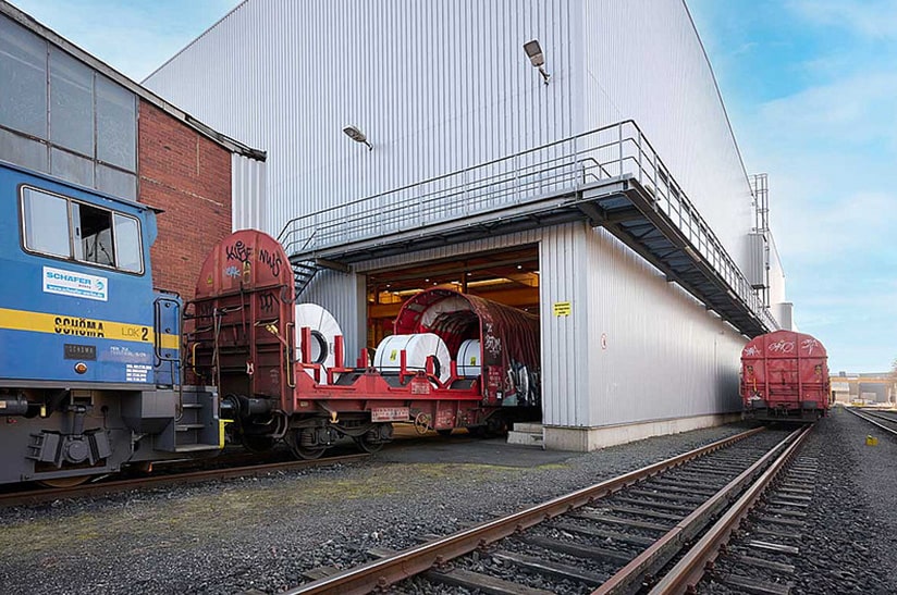 Logistik bei EMW Stahl-Service