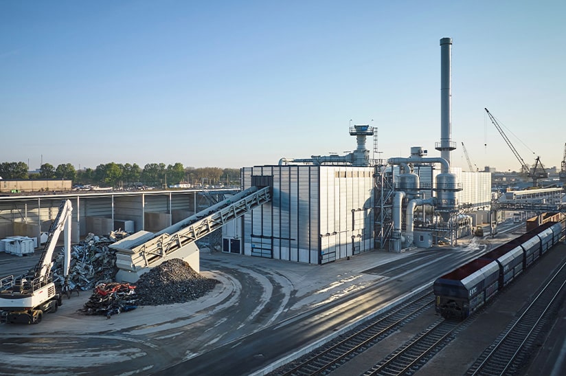 Aufbereitungsanlage von TSR Recycling