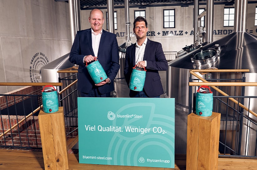 Partyfass aus CO2-reduziertem Weißblech