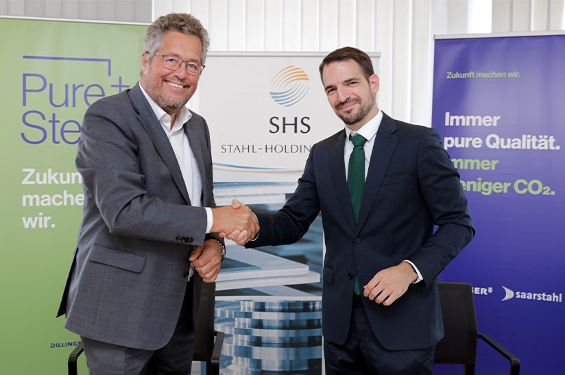Dr. Karl-Ulrich Köhler (SHS) und Felipe Montero (Iberdrola)