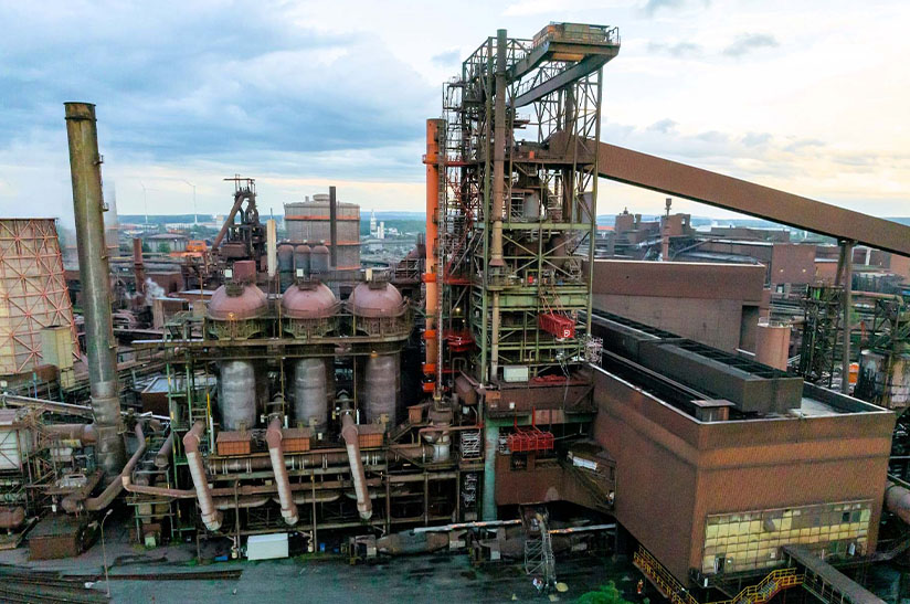 Hochofen A bei Salzgitter Flachstahl