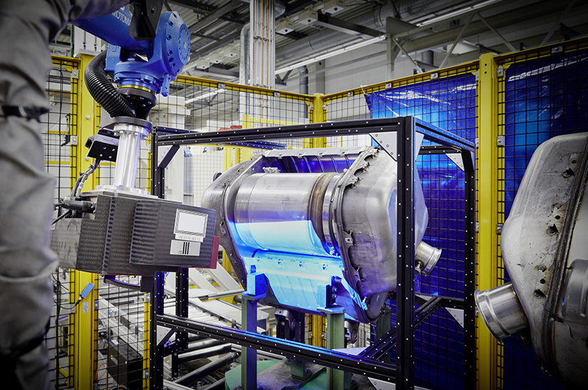 Das Bild zeigt eine technische Anlage von Purem by Eberspächer. Bald soll dort klimafreundlicher Edelstahl von Outokumpu zum Einsatz kommen.