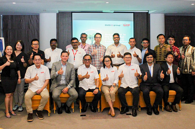 Erfolgreiche “Focus Group Discussion“ mit dem Team von PT Gunung Raja Paksi (GRP) und SMS group.