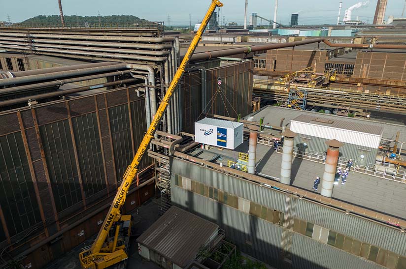Dampfturbine bei Thyssenkrupp Steel