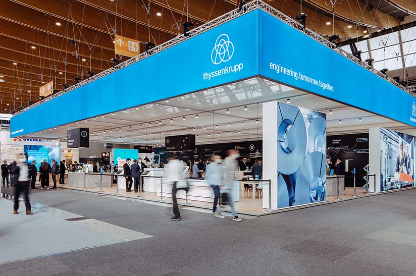 Thyssenkrupp auf der Blechexpo 2021