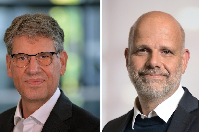 Auf der Collage ist Max Schumacher (links) und Dr. Martin Thüringer (rechts) zu sehen.