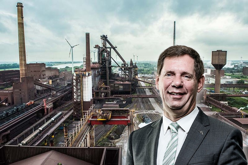 ArcelorMittal stellt seine DRI-EAF-Pläne in Bremen (im Hintergrund) und Eisenhüttenstadt ein. Europa-CEO Van Poolevoerde kommentiert das.