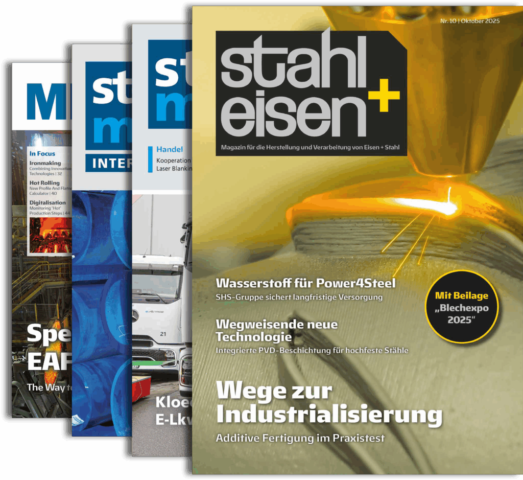 Fachzeitschriften zu Stahlproduktion und -verarbeitung, Verkauf von Büchern und Magazinen.