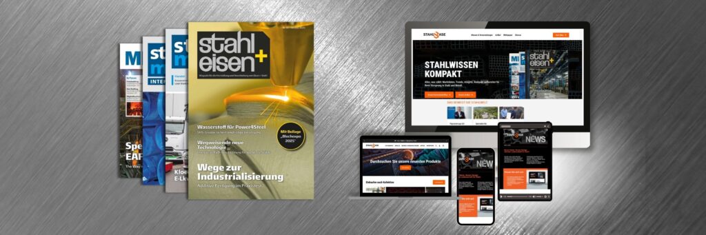 Fachzeitschriften für die Stahlindustrie mit Online-Shop.