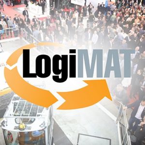 LogiMAT Messebild, Fachliteraturvertrieb für Stahlbranche.