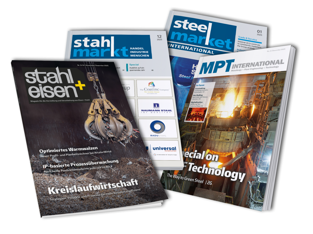 Fachzeitschriften über Stahl, Handel und Technologie für Profis.