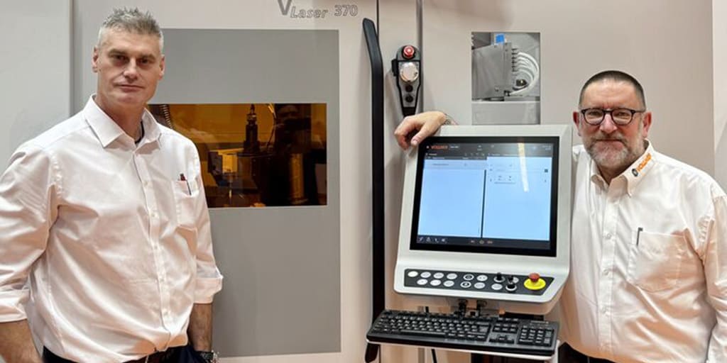 Christopher Hellyer (links) und Marty Cross von Vollmer UK