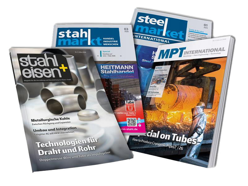 Fachzeitschriften über Stahltechnologien und Metallverarbeitung.