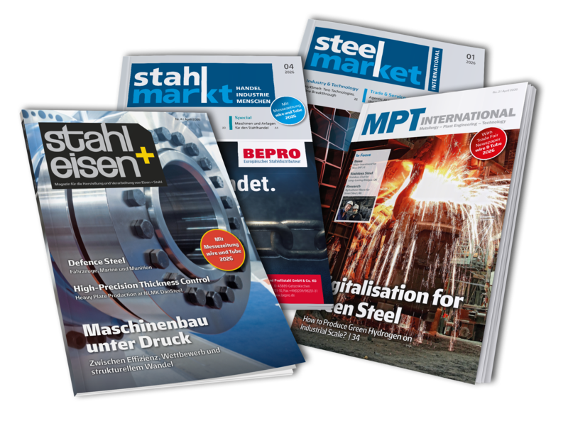 Fachzeitschriften über Stahltechnologien und Metallverarbeitung.