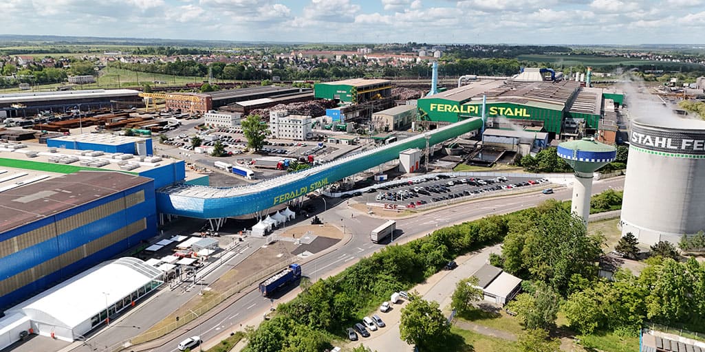 Zur Feralpi Group gehört in Deutschland ESF Elbe-Stahl-Werke Feralpi